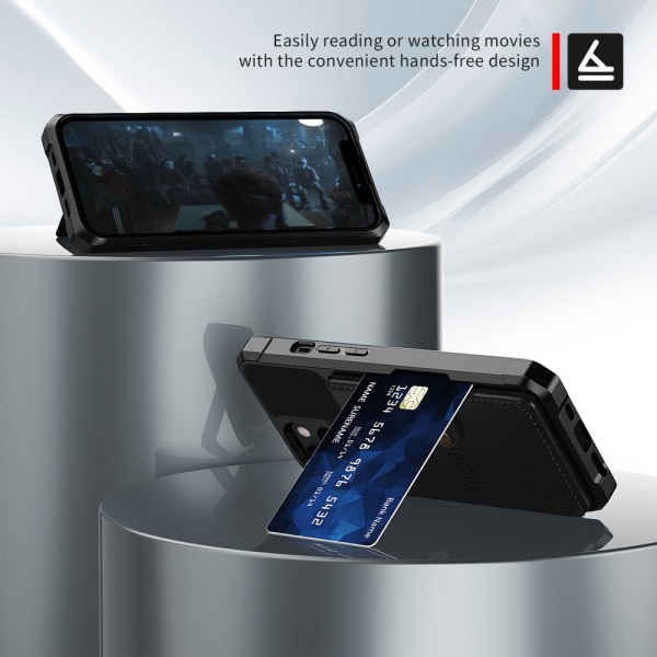 Multi-Slot Skal iPhone 13 Sort