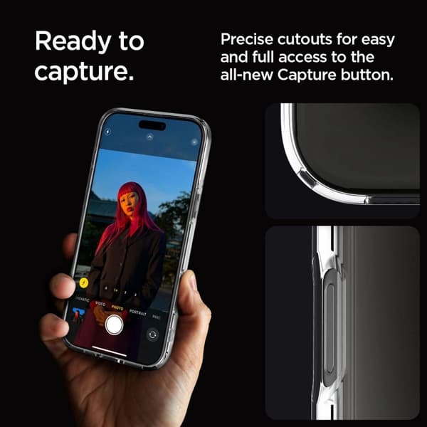 Spigen iPhone 16 Pro Skal Ultra Hybrid Transparent