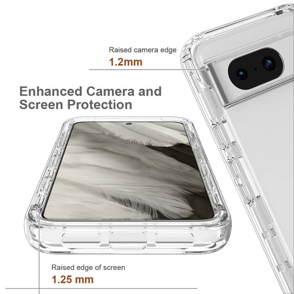 Allround Skal Google Pixel 8 Transparent