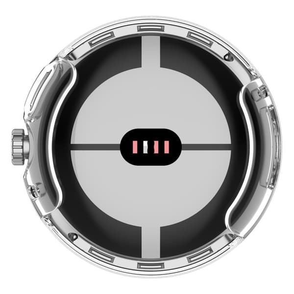 Google Pixel Watch 2:lle tarkoitettu läpinäkyvä TPU-kotelo