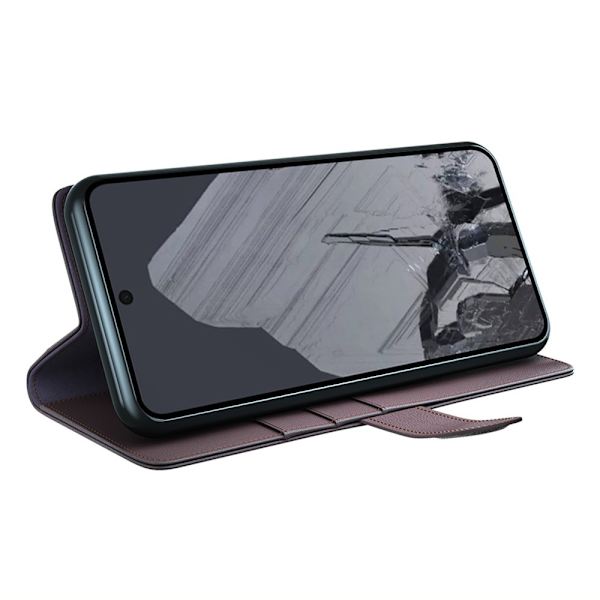 Äkta Läderfodral Google Pixel 8 Pro Brun