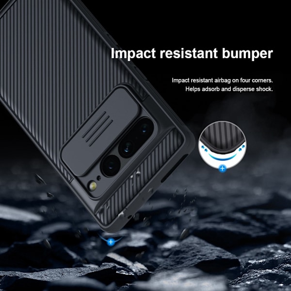 Nillkin CamShield Skal Google Pixel 7 Pro Sort