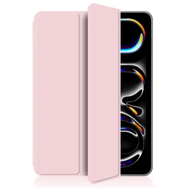 iPad Pro 13 7. generation (2024) Etui Tri-fold Magnetisk Rosa