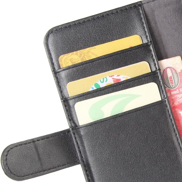 Ægte lædercover Galaxy Note 20 sort