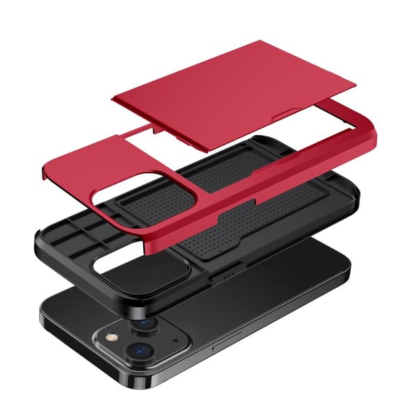 Skal Korttikotelolla iPhone 14 Punainen