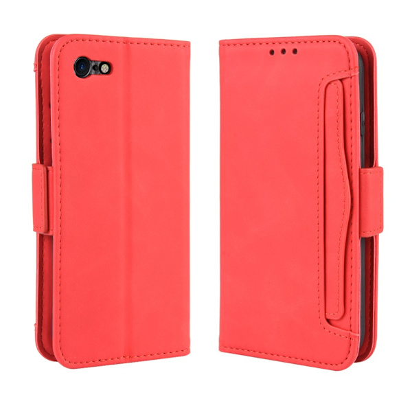 Multi Slot Pung Etui iPhone 7/8/SE Rød