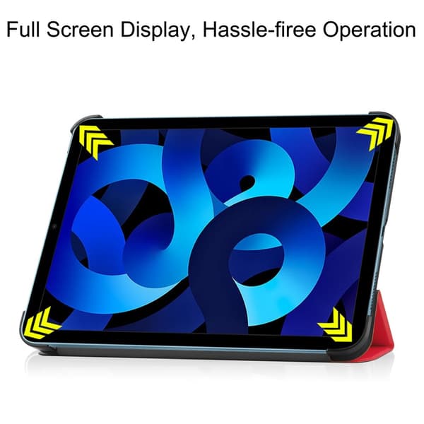Apple iPad 11 11. sukupolvi (2025) Kotelo Tri-fold Punainen