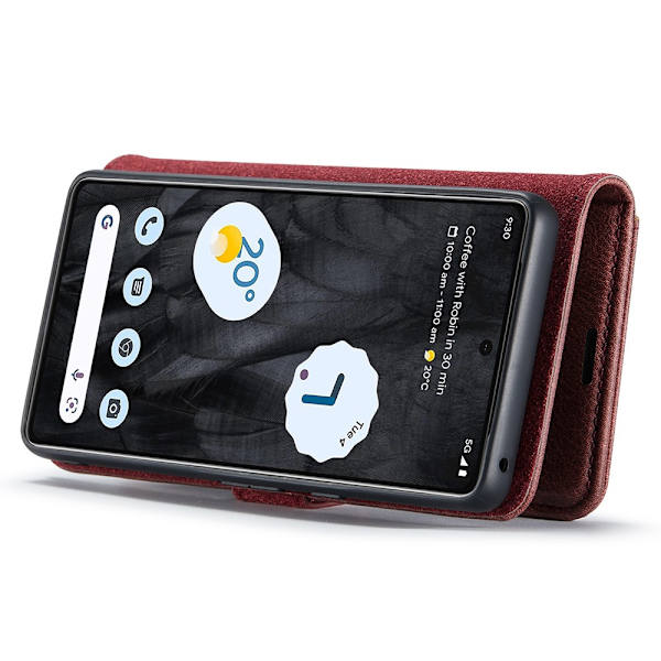 DG.MING 2-i-1 Magnet Pung Google Pixel 8 Pro Rød