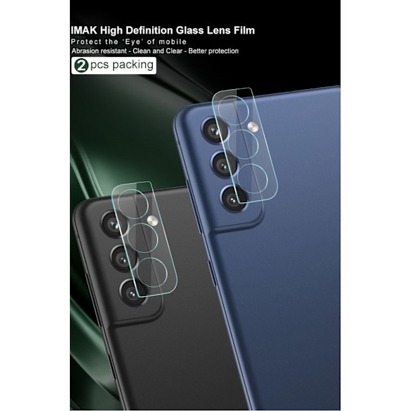 IMAK 2-pak hærdet glas linsebeskyttelse Samsung Galaxy S21 FE