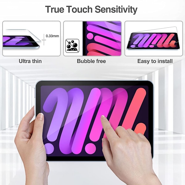 iPad Mini 7. sukupolvi (2024) Näytönsuoja Temperoitu Lasi 0.3mm