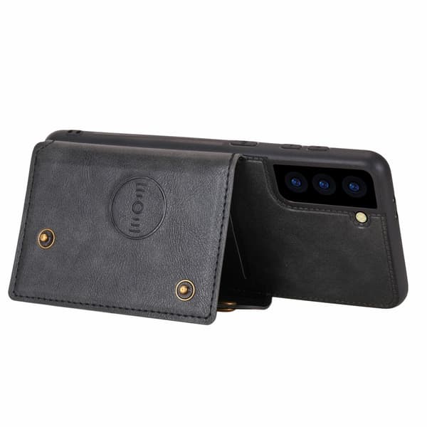 Etui med pung til Samsung Galaxy S21 Plus Sort