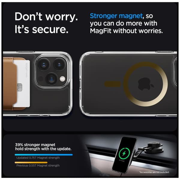 Spigen Ultra Hybrid MagSafe Case iPhone 15 Pro Max Gold