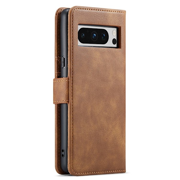 DG.MING 2-in-1 Magnet Wallet Google Pixel 8 Pro Cognac