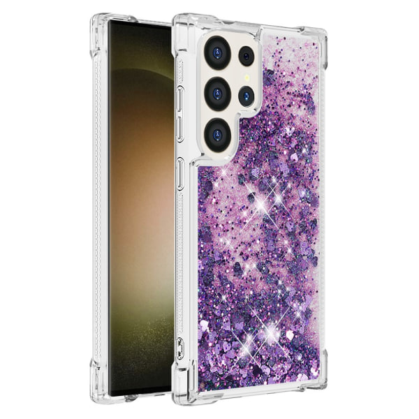 Glitter Bling TPU Case Samsung Galaxy S24 Ultra Lila