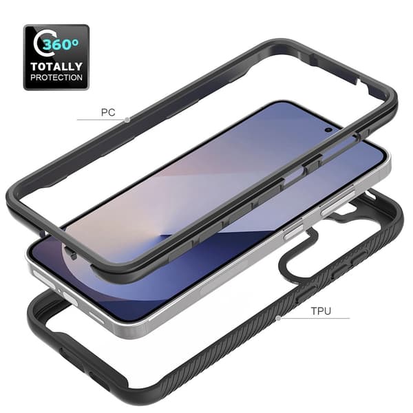 Allround-kotelo Samsung Galaxy S25 Musta