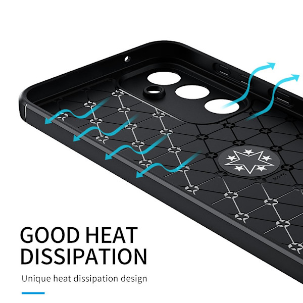 Etui med ringholder til Samsung Galaxy S23 FE Sort