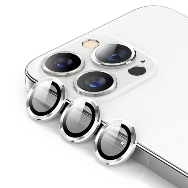 Hat Prince Linssisuoja karkaistu lasi iPhone 15 Pro/15 Pro Max Silver