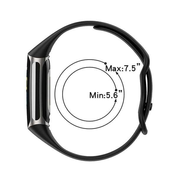Silikonarmband Fitbit Charge 5 Mörkblå (S)