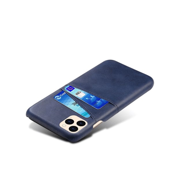Nahkakotelo korttilokerolla iPhone 12/12 Pro Blue