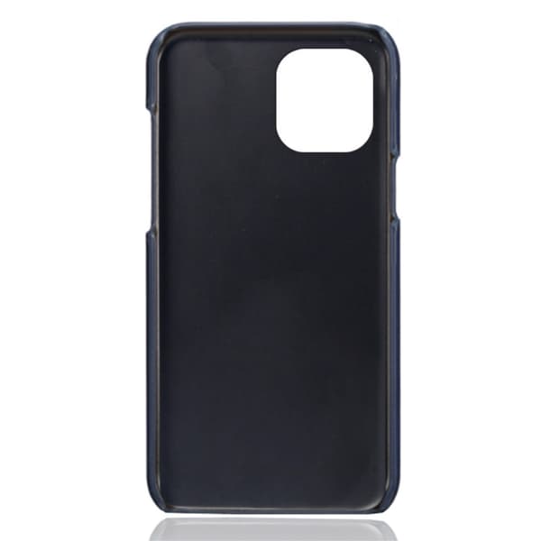 Læderskal med kortholder iPhone 13 Mini Blå