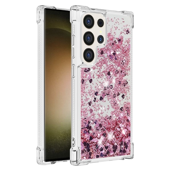 Glitter Bling TPU Case Samsung Galaxy S24 Ultra Roséguld