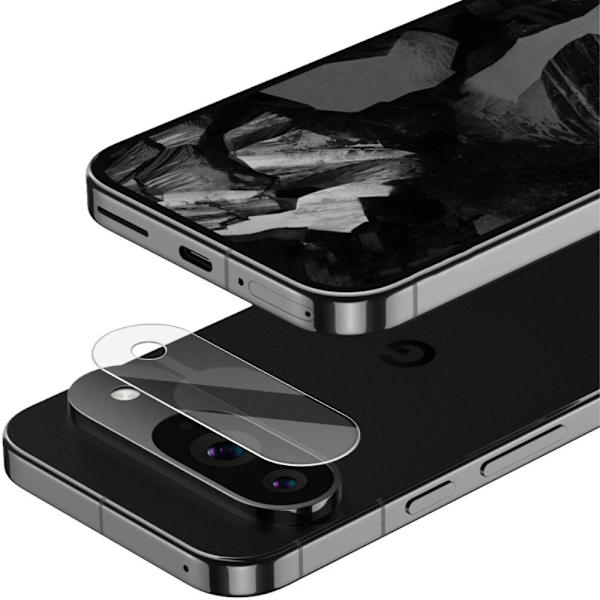 Imak 2-pak Hærdet Glas Kamerabeskyttelse Google Pixel 9 Transparent