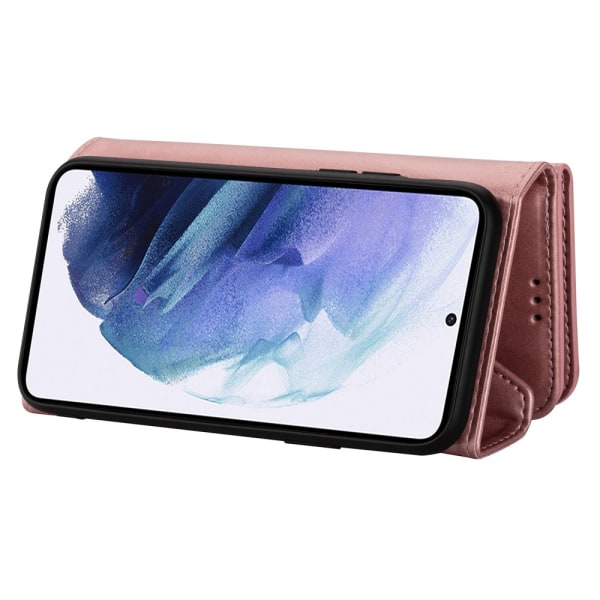 Kultainen lompakkokotelo Samsung Galaxy S22 Ultra Rose