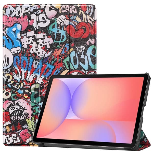Samsung Galaxy Tab S10 Lite Kotelo Tri-fold Graffiti