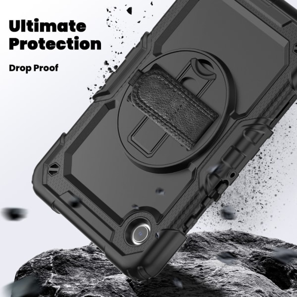 Samsung Galaxy Tab A9 Stødsikkert Hybridcover Sort