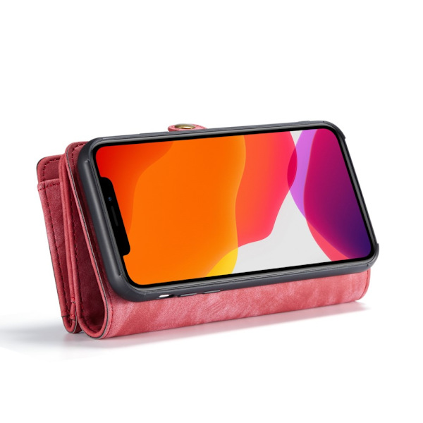 CaseMe Pungetui Multi-Slot iPhone 11 Rød