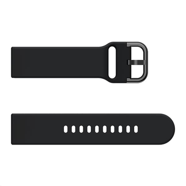 Blødt Silikonarmbånd til Samsung Galaxy Watch Active Sort