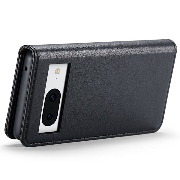 DG.MING 2-in-1 Magnet Plånbok Google Pixel 8 Musta