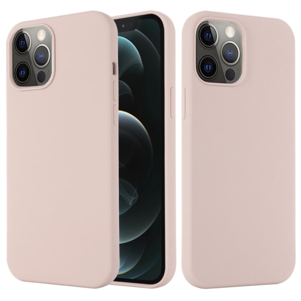 MagSafe silikonikotelo iPhone 14 Pro vaaleanpunainen