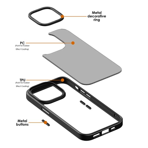 Magnetic MagSafe Skal iPhone 15 Pro Max Matt Lila