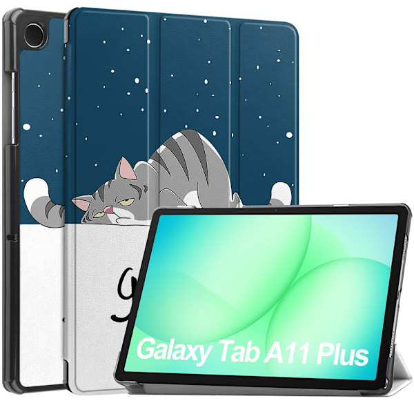 Samsung Galaxy Tab A11 Plus Kotelo Tri-fold Kissa