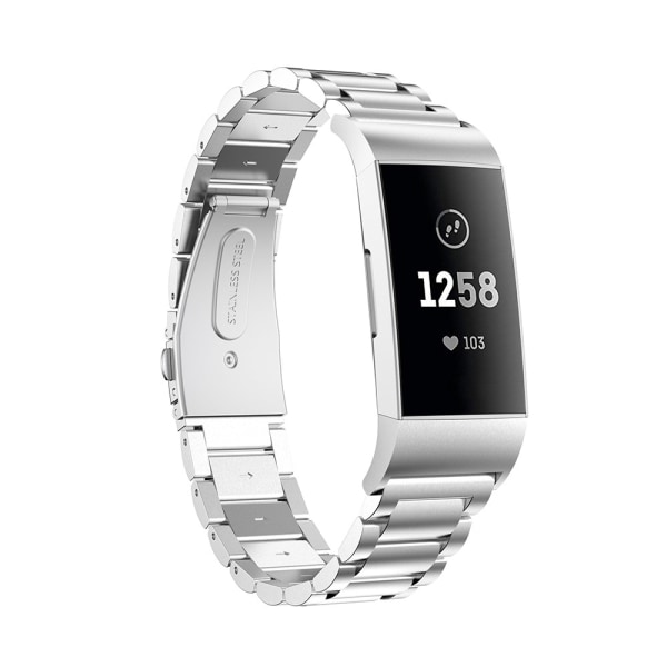 Metallarmband Fitbit Charge 3/4 Silver