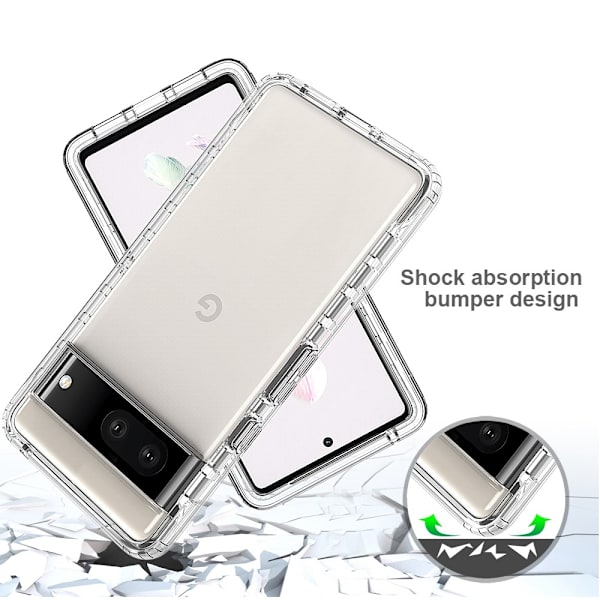 Allround Cover Skal Google Pixel 7 Transparent