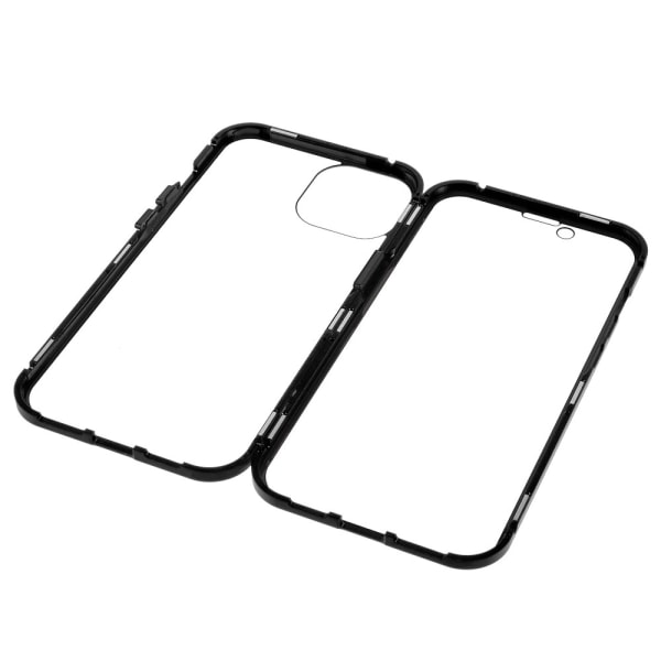 Magnetisk cover Hærdet glas iPhone 15 sort