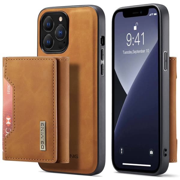 DG.MING 2-i-1 Magnetiskt Skal Med Kortfack iPhone 15 Pro Max Cog