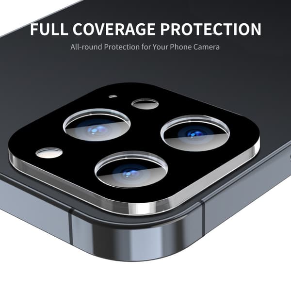 Hat Prince Fuldækkende Kamerabeskyttelse iPhone 15 Pro/15 Pro Max Sort