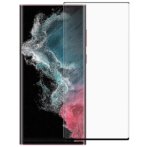 Fuld dækkende Curved Skærmbeskyttelse Samsung Galaxy S22 Ultra