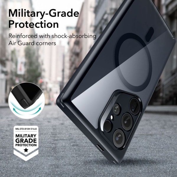 ESR Samsung Galaxy S24 Ultra Case MagSafe Hybrid Halolock Black