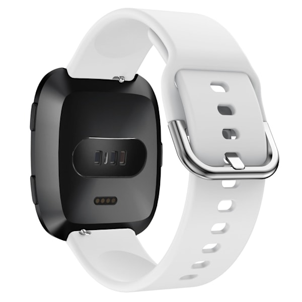 Fitbit Versa/Versa 2 -silikoniranneke, valkoinen