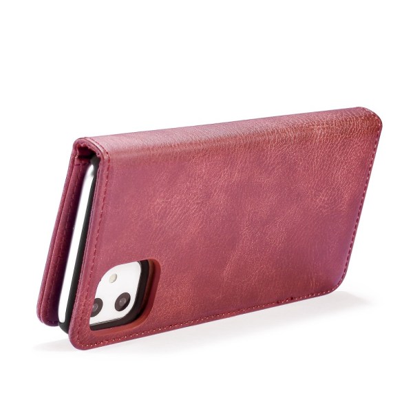 DG.MING 2-in-1 Magnet Wallet iPhone 11 Red
