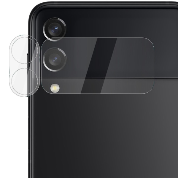 IMAK linsebeskytter i hærdet glas+bagskærmbeskytter Galaxy Z Flip 4