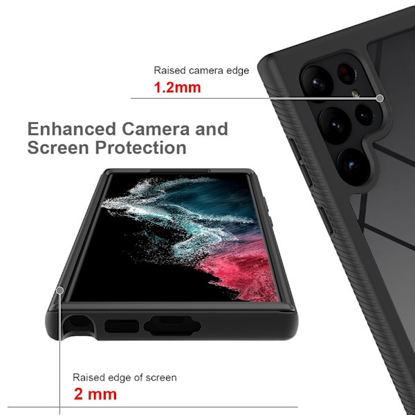 360 Full Cover Cover Samsung Galaxy S23 Ultra Sort