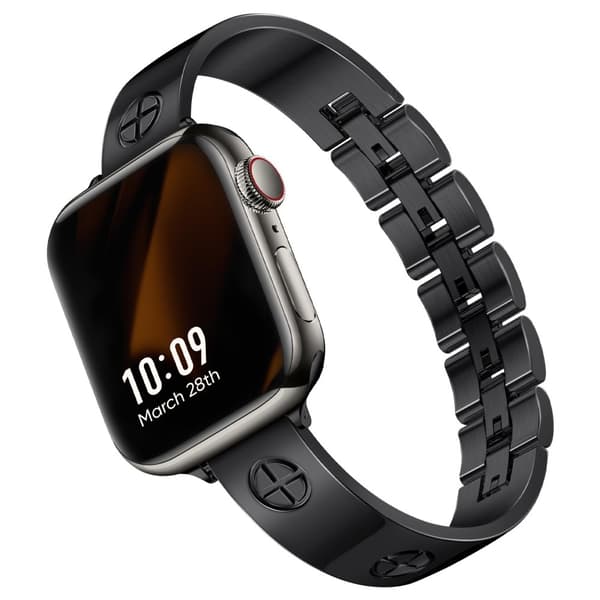 Bangle Bracelet Apple Watch 41mm Series 9 Cross Svart