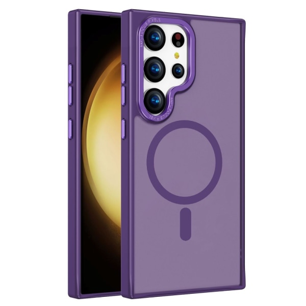 Magneettinen MagSafe-kotelo Samsung Galaxy S24 Ultra Matte Purple