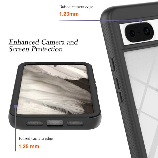 Allround Cover Skal Google Pixel 8 Svart
