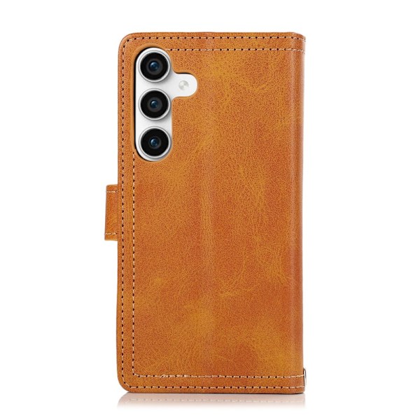 Lompakko-kotelo Multi-Slot Samsung Galaxy S25 Plus Cognac